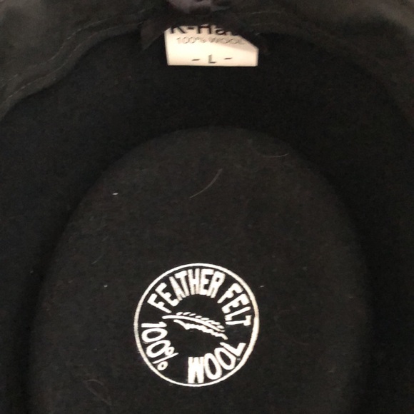 Kangol Black Wool Fedora vintage main image 2
